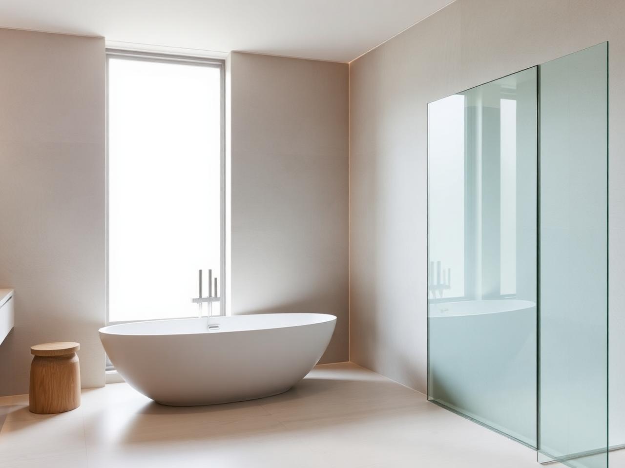 Splash guard glass panel